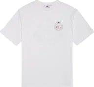 Koszulki męskie - Koszulka męska Fila Parella biała FAM1108 10001 S - miniaturka - grafika 1