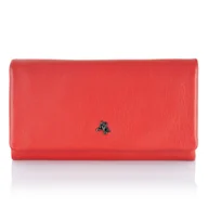 Portfele - Duży wielokolorowy portfel damski Visconti CM-72 - czerwony - miniaturka - grafika 1