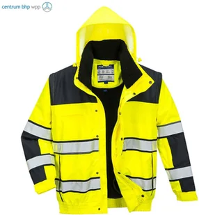 PORTWEST C466 KLASYCZNA KURTKA OSTRZEGAWCZA BOMBER; ŻÓŁTY/CZARNY - Odzież robocza PORTWEST C466 KLASYCZNA KURTKA OSTRZEGAWCZA BOMBER; ŻÓŁTY/CZARNY - Odzież robocza - miniaturka - grafika 1