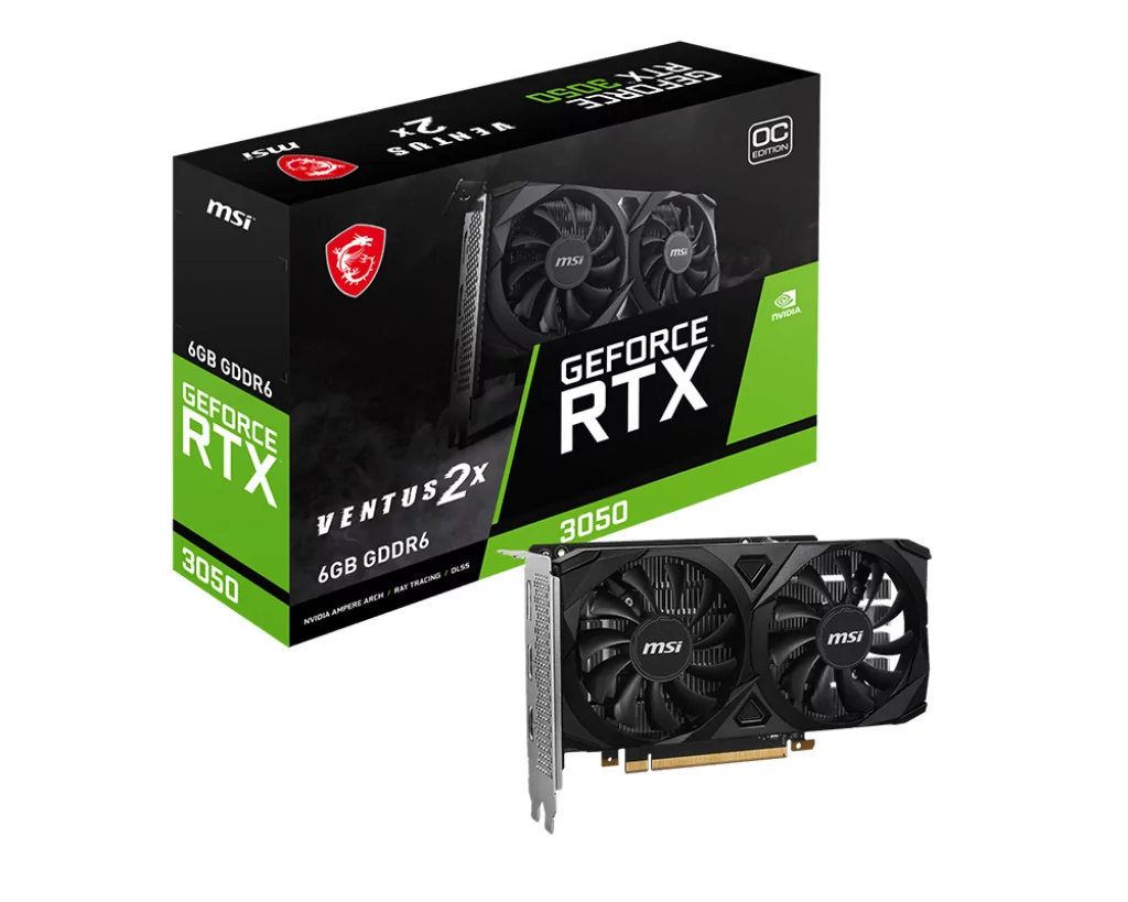 Karta graf. MSI GeForce RTX 3050 VENTUS 2X 6G