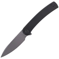 Noże - Nóż składany WE Knife Upshot LE No 246/410 Black Ti, Polished Bead Blasted CPM 20CV (2102A) - miniaturka - grafika 1