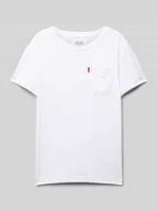 Koszulki dla chłopców - T-shirt z kieszenią na piersi - miniaturka - grafika 1
