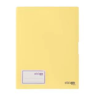 Album ofertowy Strigo A4 40 koszulek żółty - Teczki i skoroszyty - miniaturka - grafika 1