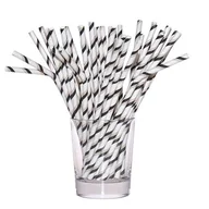 Słomki do napojów - Słomka papierowa łamana 12 sztuk mix - miniaturka - grafika 1