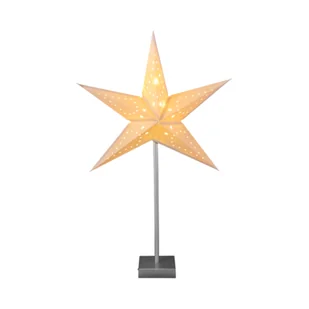 Gwiazda papierowa 10 LED ciepłe białe światło 70 cm - Ozdoby bożonarodzeniowe - miniaturka - grafika 1