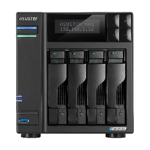 Asustor 90-AS6704T00-MD30 serwer danych NAS Komputer stacjonarny Przewodowa sieć LAN Czarny N5105 - Serwery - miniaturka - grafika 1