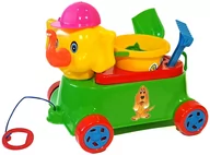 Zabawki zręcznościowe - Słoń z zestawem do piasku - ciągacz - miniaturka - grafika 1