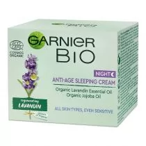 Garnier Bio Regenerating Lavandin Anti-Age Sleeping Night Cream krem przeciwzmarszczkowy do każdego typu cery na noc 50ml - Kremy do twarzy - miniaturka - grafika 1