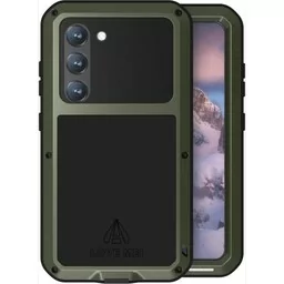 LOVE MEI Etui Pancerne + szkło Powerful do Galaxy S23, zielone - Etui i futerały do telefonów - miniaturka - grafika 1