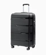 Walizki - PUCCINI Duża walizka z polipropylenu czarna - miniaturka - grafika 1