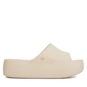 Klapki i japonki damskie - Klapki Melissa Melissa Free Platform Slide Ad 35859 Beżowy - miniaturka - grafika 1