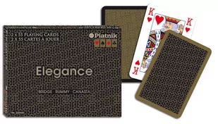 Piatnik, karty international Elegance, dwie talie - Gry karciane - miniaturka - grafika 1