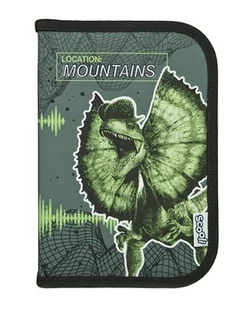 Scooli - Jurassic World wypełnione etui dla uczniów – kompletne etui z wysokiej jakości długopisami i innymi – etui szkolne All-in-One – praktyczne do szkoły – dla chłopców od 6 lat - Etui do tabletów - miniaturka - grafika 1