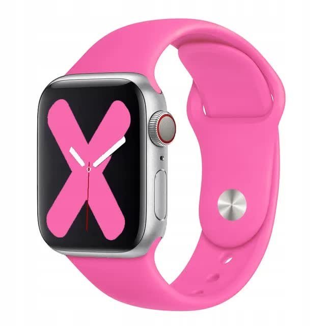 Pasek Silikonowy Do Apple Watch 38/40/41mm MALINA