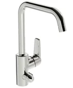 Baterie kuchenne - Hansa Polo - Bateria zlewozmywakowa z zaworem odcinającym, chrom 51602293 - miniaturka - grafika 1