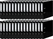 Segregatory - Vaupe segregator FCK A4/50MM DŹWIGNIOWY CZARNY UP5468 - miniaturka - grafika 1