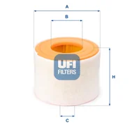 Filtry powietrza - Filtr powietrza UFI Filtry 27.A54.00 - miniaturka - grafika 1