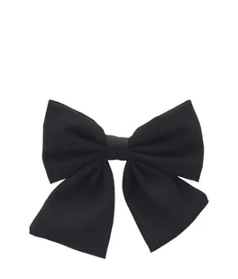 Solida Patentspange mit Schleife, schwarz Klamry do włosów 1 szt. - Ozdoby do włosów - miniaturka - grafika 1