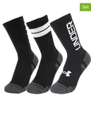 Skarpetki męskie - Under Armour Skarpety sportowe (3 pary) "Perf Tech" w kolorze czarnym - miniaturka - grafika 1