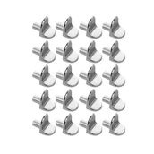 Zawiasy, okucia i inne akcesoria - Kołki podporowe do półek, kołki podporowe w kształcie litery L, do szafek, regałów, 20 sztuk - miniaturka - grafika 1