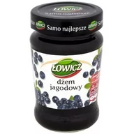 Syropy i koncentraty owocowe - Łowicz DŻEM JAGODOWY 280 G - miniaturka - grafika 1