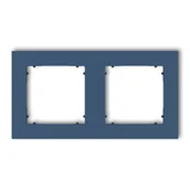 Klawisze i ramki - Karlik Ramka podwójna kwadratowa MINI - navy blue - miniaturka - grafika 1
