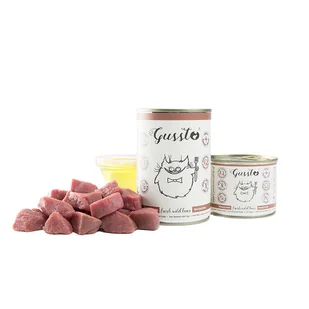 Petro International Gussto Fresh Wild Boar 400g - Mokra karma dla kotów - miniaturka - grafika 2