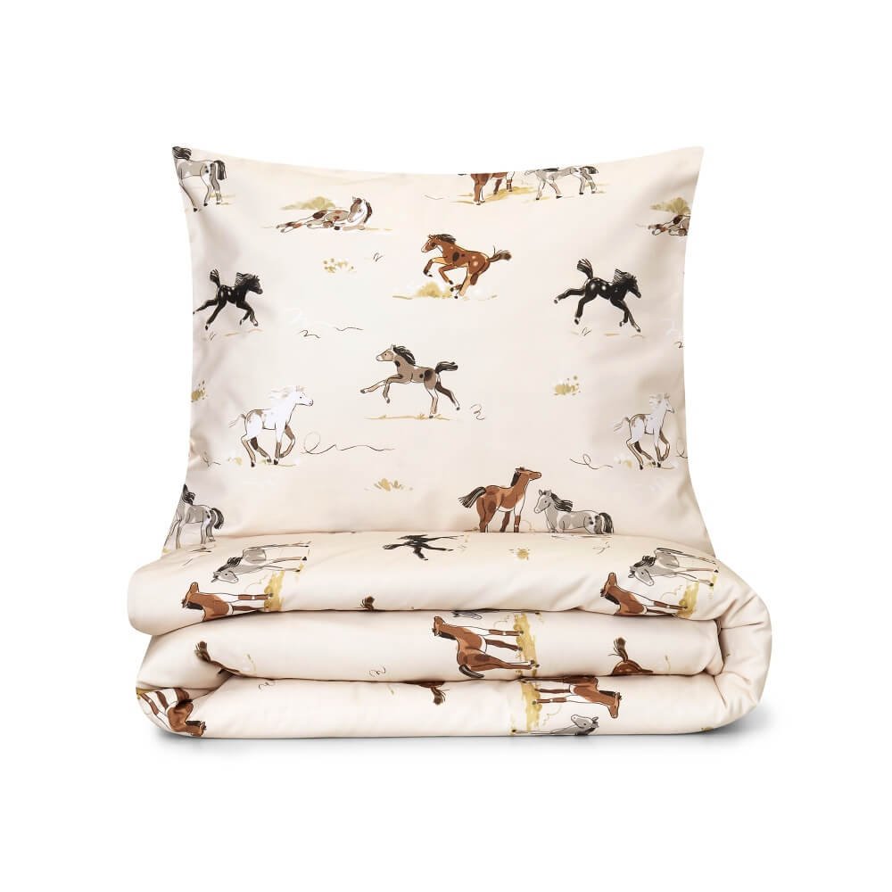 Pościel Koniki 140 x 200 cm + 50 x 60 cm