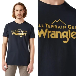 Wrangler ATG LOGO TEE Black CZARNA BAWEŁNIANA KOSZULKA T-SHIRT REGULAR M - Koszulki męskie - miniaturka - grafika 1