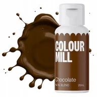 Dodatki do ciast w proszku - Barwnik olejowy do mas tłustych kremu czekolady brązowy colour mill 20ml - miniaturka - grafika 1