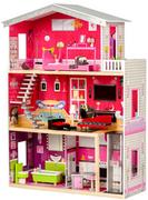 Domki dla lalek - EcoToys domek dla lalek z windą Rezydencja Malibu - miniaturka - grafika 1