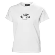 Koszulki i topy damskie - Damska Koszulka z krótkim rękawem HELLY HANSEN W CORE GRAPHIC T-SHIRT 54080_001 – Biały - miniaturka - grafika 1