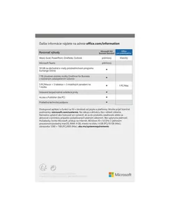 Microsoft Office 2021 pro domácnosti a podnikatele SK (T5D03548) - Programy biurowe - miniaturka - grafika 1
