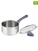 Zestawy garnków i patelni - Tefal 2-częściowy zestaw "Daily Cook" w kolorze srebrnym - Ø 16 cm - miniaturka - grafika 1