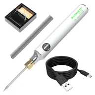 Multimetry - Handskit U5V 8W Electrical Soldering Iron Kit Adjustable Temperature 330-450°C with Solder Stand Tin Wire - miniaturka - grafika 1