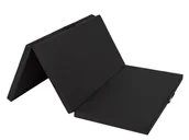 Materace turystyczne - Materac składany HOBBYGARDEN "ALEX", czarny, 6x120x195 cm - miniaturka - grafika 1