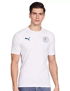 Koszulki męskie - PUMA PUMA Męska koszulka Mcfc Casuals Tee Shirt Puma bia$59y S 76449219 - grafika 1