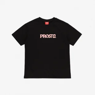 Damski t-shirt z nadrukiem Prosto Cherries - czarny - PROSTO - Koszulki sportowe damskie - miniaturka - grafika 1