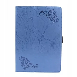 ETUI Case dedykowane do Cubot Tab 20 Tab20 10,1 SMARTCASE FLOWER niebieskie - Etui do tabletów - miniaturka - grafika 1