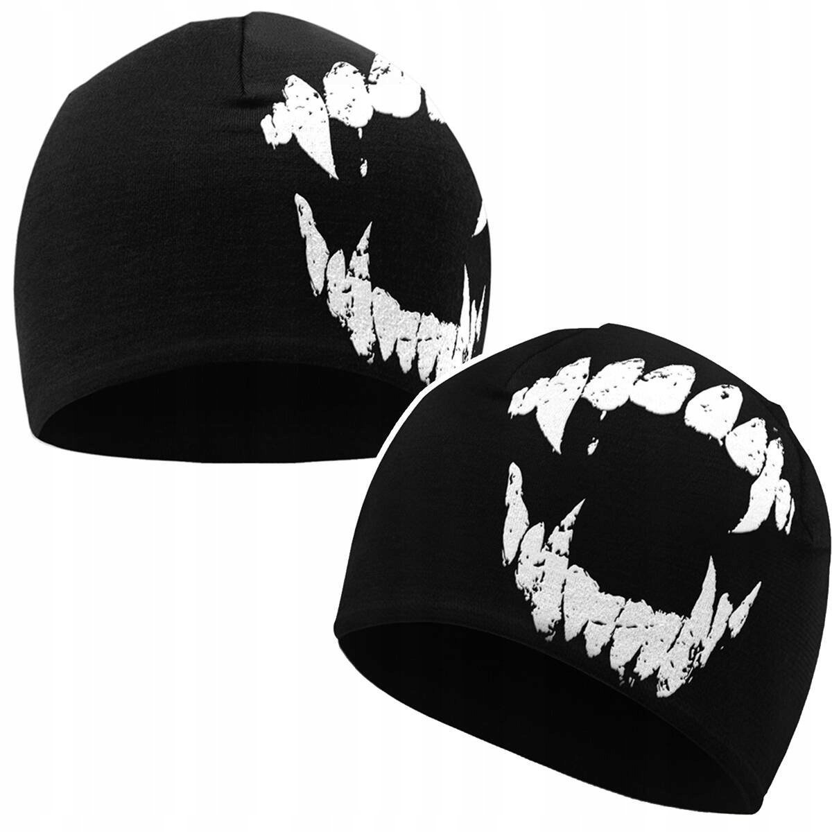 Czapka Zimowa Beanie Octagon Zęby Czarna R. Uniwersalny