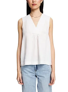 ESPRIT Collection Damska bluzka 043EO1F313, 100/biała, XXL, 100 / biały, XXL - Bluzki damskie - miniaturka - grafika 1