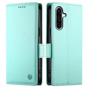 Do Samsung Galaxy A56 5G Stand Case Portfel ze skóry PU Pokrowiec na telefon Zielony miętowy - Portfele - miniaturka - grafika 1