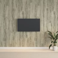 Dekoracje domu - vidaXL Panele ścienne, drewnopodobne, szare, PVC, 2,06 m² - miniaturka - grafika 1