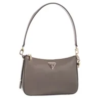 Torebki damskie - Torebka Daryna Top Zip Shoulder Bag HWVG94 93180 Dark Taupe (GU658-a) Guess - miniaturka - grafika 1