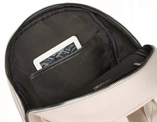 Pojemny plecak damski ze skóry ekologicznej — David Jones - Plecaki - miniaturka - grafika 7