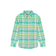 Kurtki damskie - Wrangler Damska kurtka Waffle SHAKET, niebieska, L, niebieski, L - miniaturka - grafika 1