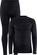 Bielizna sportowa męska - Craft Męski Zestaw bielizny termoaktywnej CORE WARM BASELAYER SET M - miniaturka - grafika 1