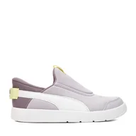 Buty dla dziewczynek - Sneakersy Puma COURTFLEX V3 SLIPTECH PS 39973408 Fioletowy - miniaturka - grafika 1
