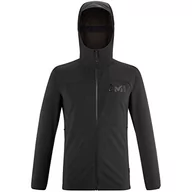 Kurtki męskie - MILLET Męska bluza z kapturem Magma Shield M kurtka softshellowa, czarno-czarna, S - miniaturka - grafika 1