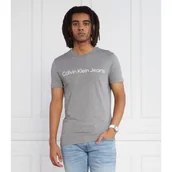 Koszulki męskie - Calvin Klein Jeans T-shirt | Slim Fit - miniaturka - grafika 1